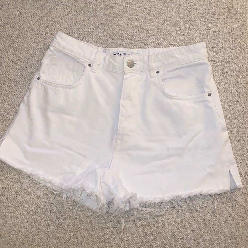 Zara white shorts- 6